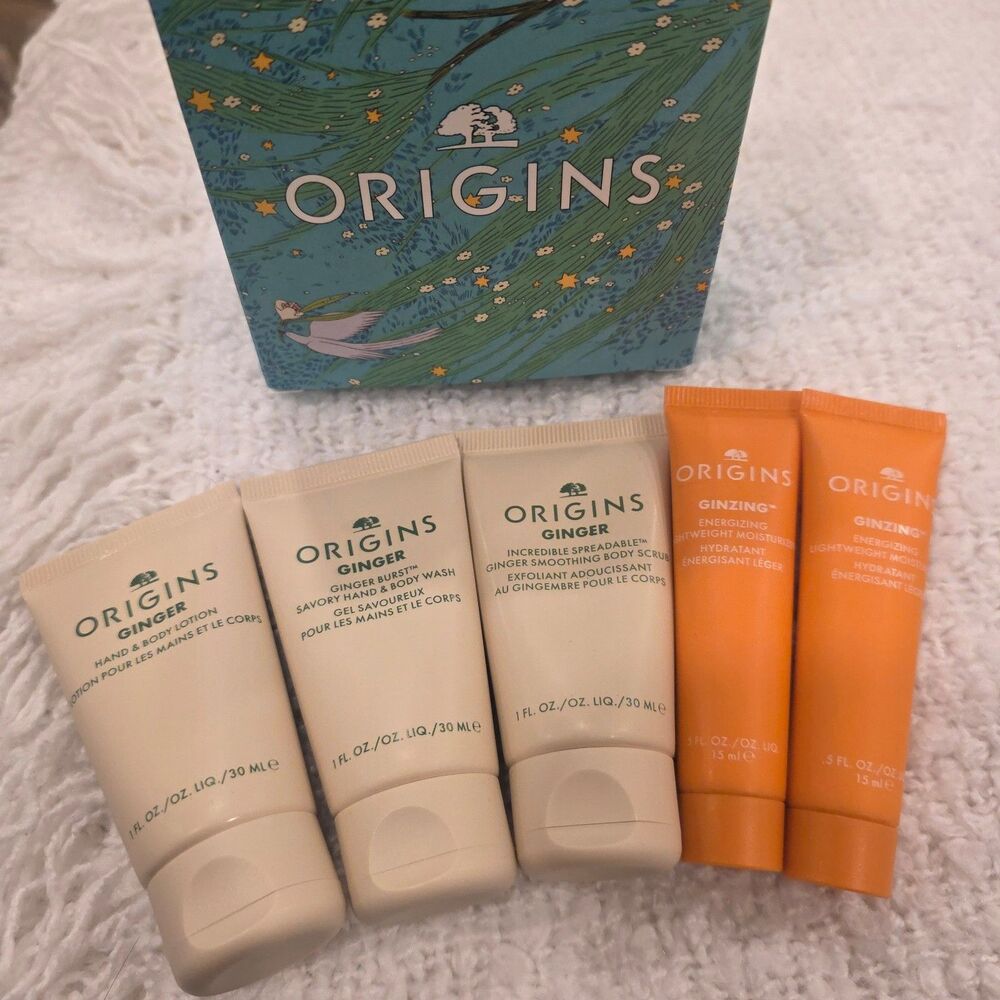 Large Origins Ginger & GinZing Skincare Set